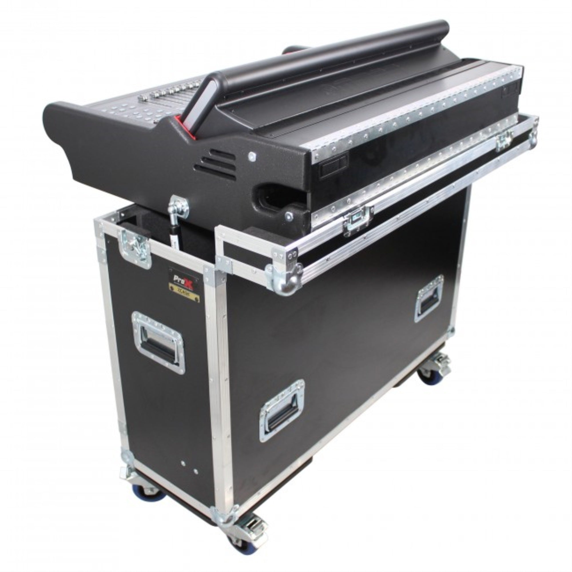 ProX XZF-MIDM32 Flip-Ready Easy Retracting  Hydraulic Lift Case for Midas M32 Console by ZCase