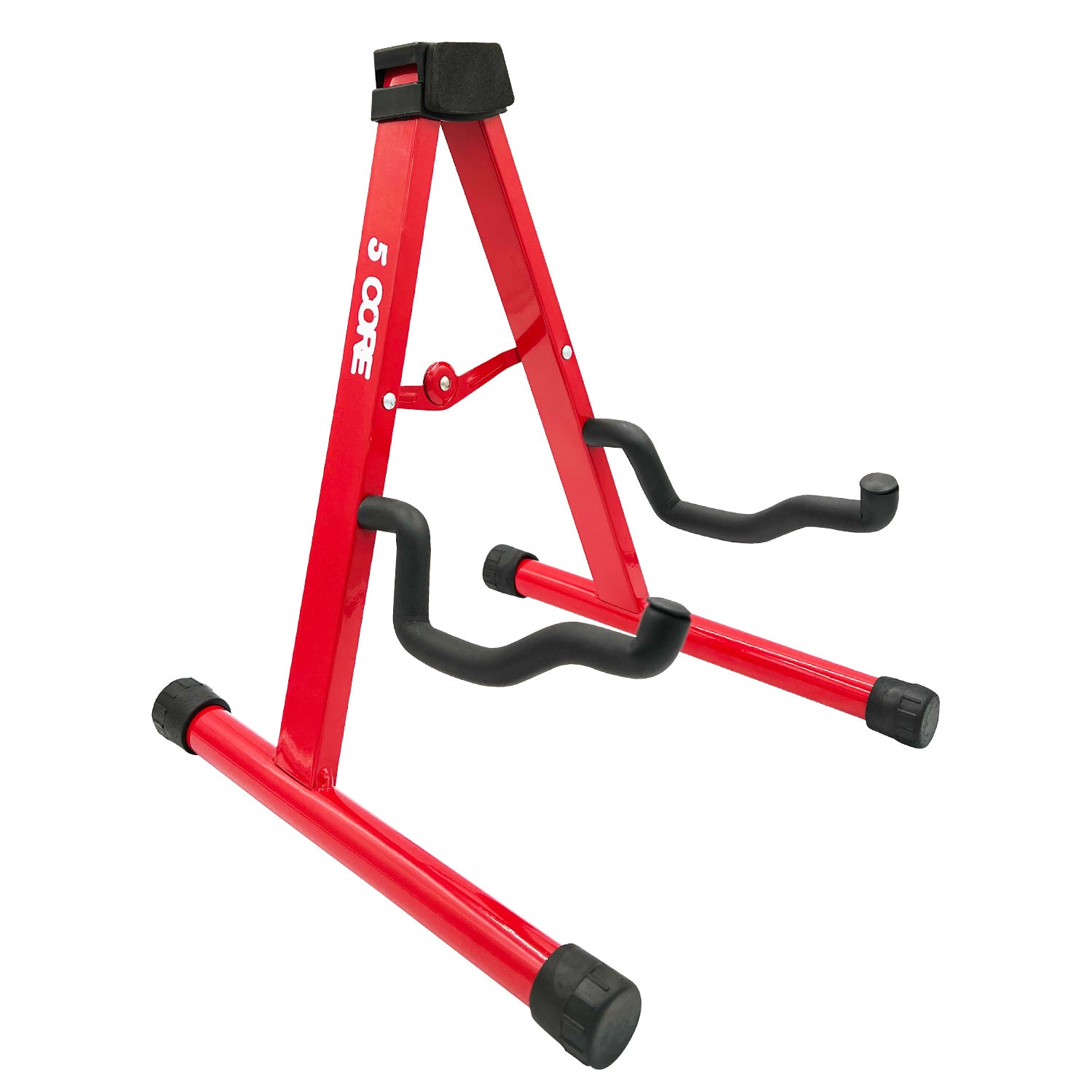 5 Core -A - Type Electric Acoustic And Bass Adjustable Foldable A-Frame Premium Guitar Stands Blue Gss Blu(D0102H71Jyt)