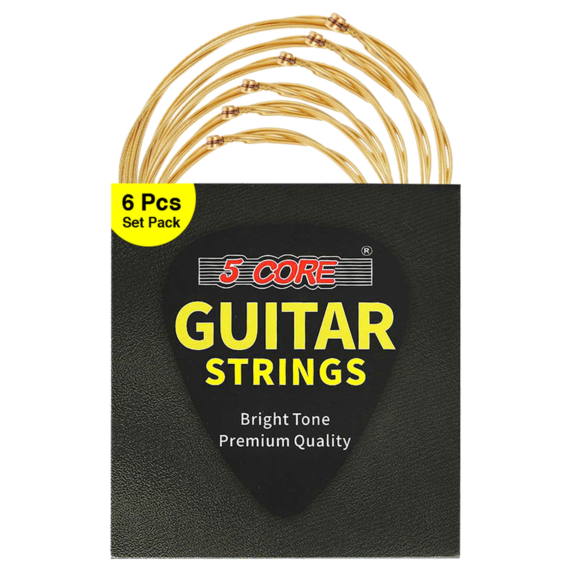 5Core Nickel Wound Acoustic Guitar Strings Extra Light Gauge 0010-0048 Gs Ac Brss Hd(D0102H71Jzp)