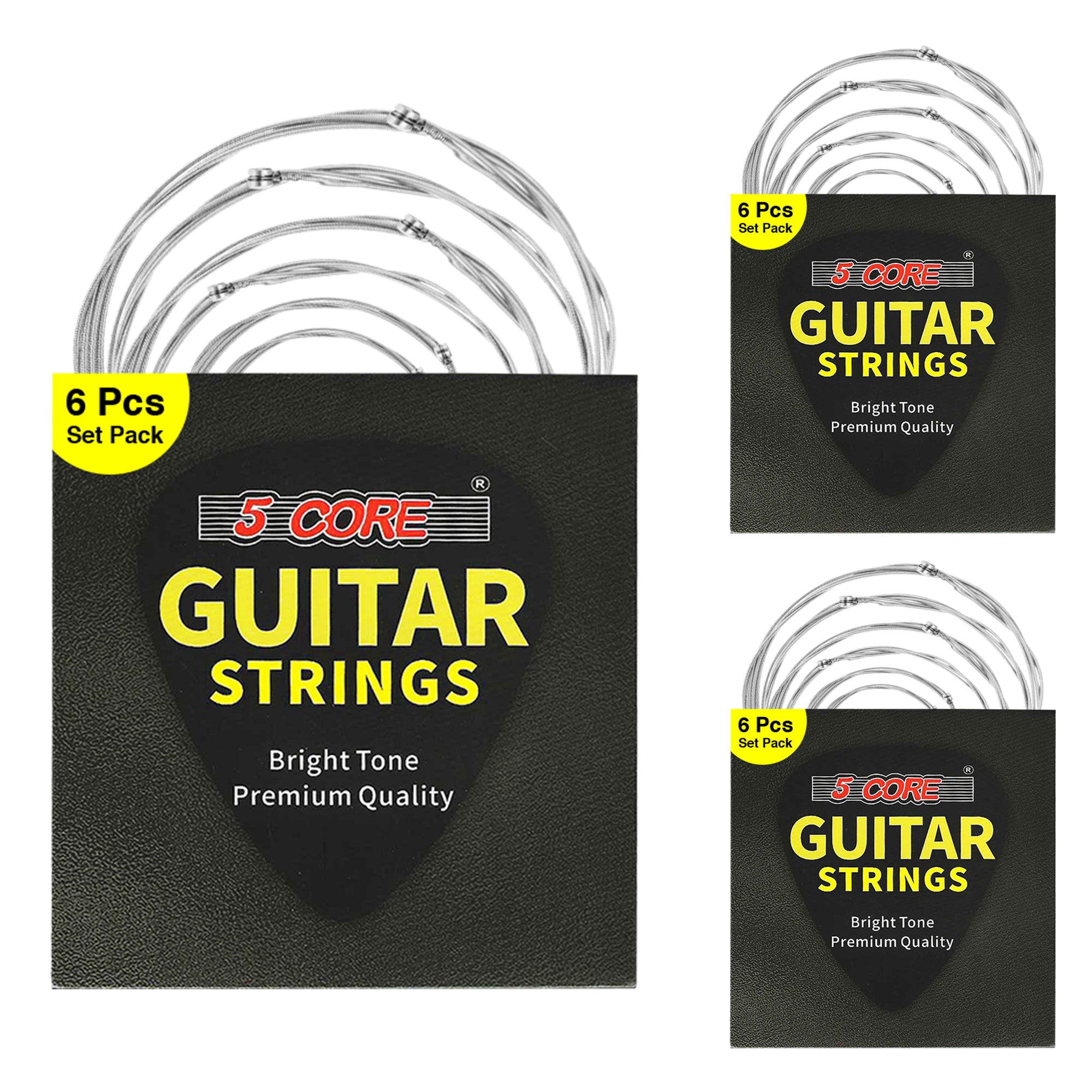 Guitar Strings Steel Acoustic Guitar & Bass Accessories Light Package Corrosion-Free 5 Core Gs Ac(D0102H7Abqp)