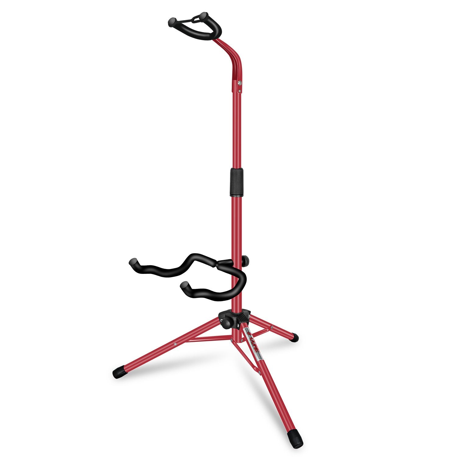 5 CORE Guitar Stand Floor Adjustable Heavy Duty Tripod Acoustic Electric Bass Cello Upright Folding Stands w Neck Holder For On 