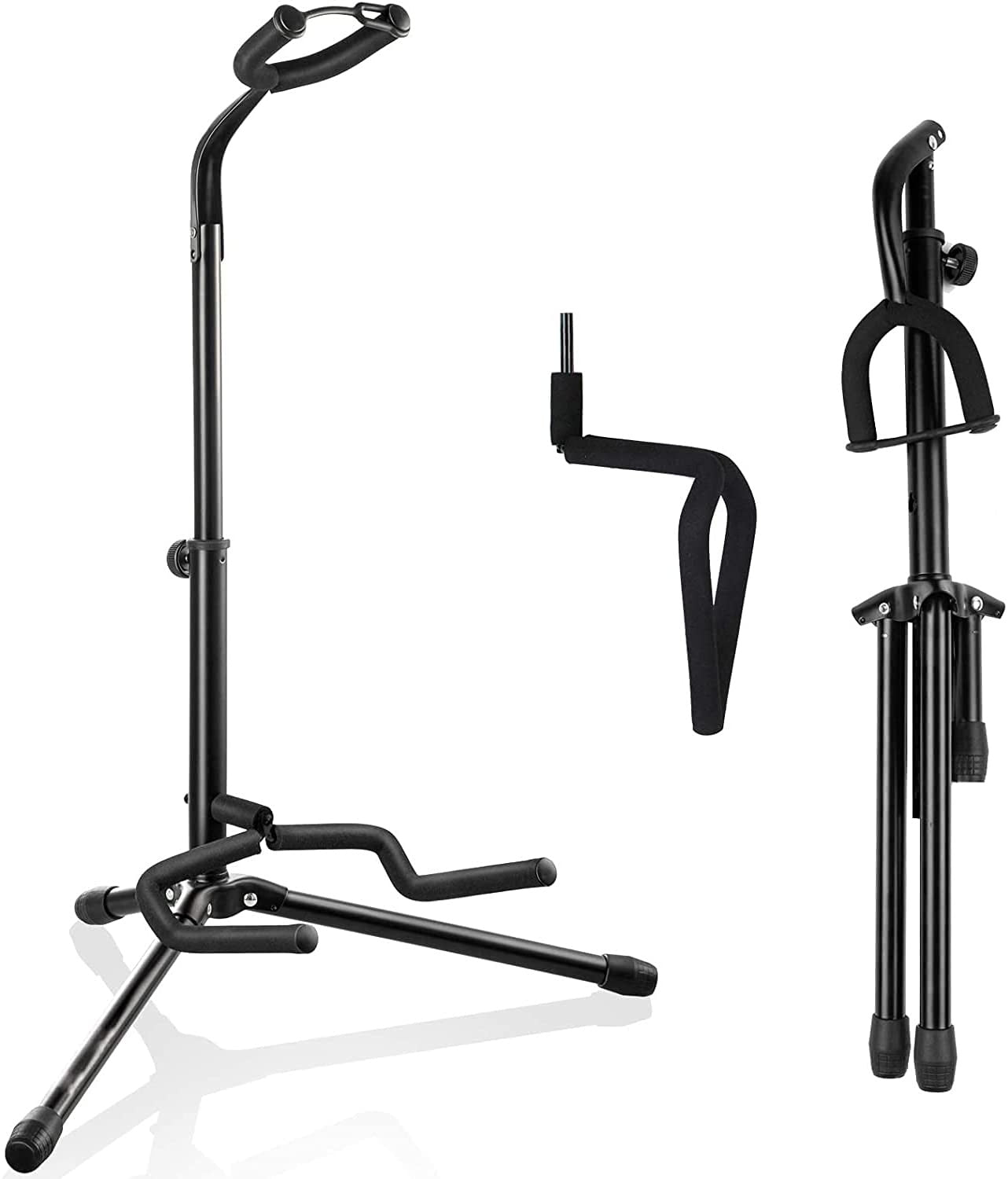 Floor Guitar Stand Holder Folding Tripod Rack For Electric Acoustic Bass Gsh-Hd(D0102Hhdfc6.)