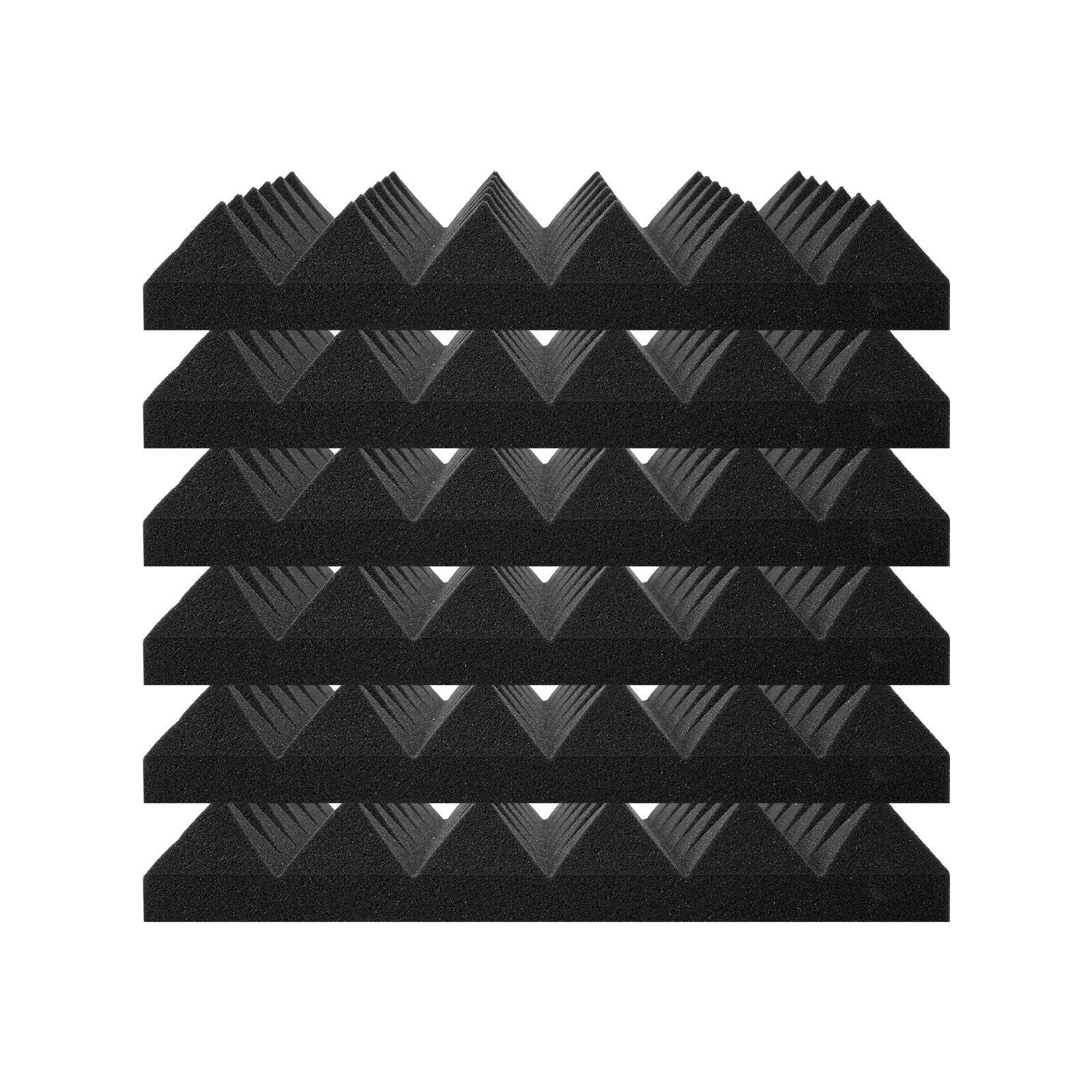 VEVOR Acoustic Foam Panels 48 Pack 12 x 12 x 2 in Adhesive for Wall Ceiling