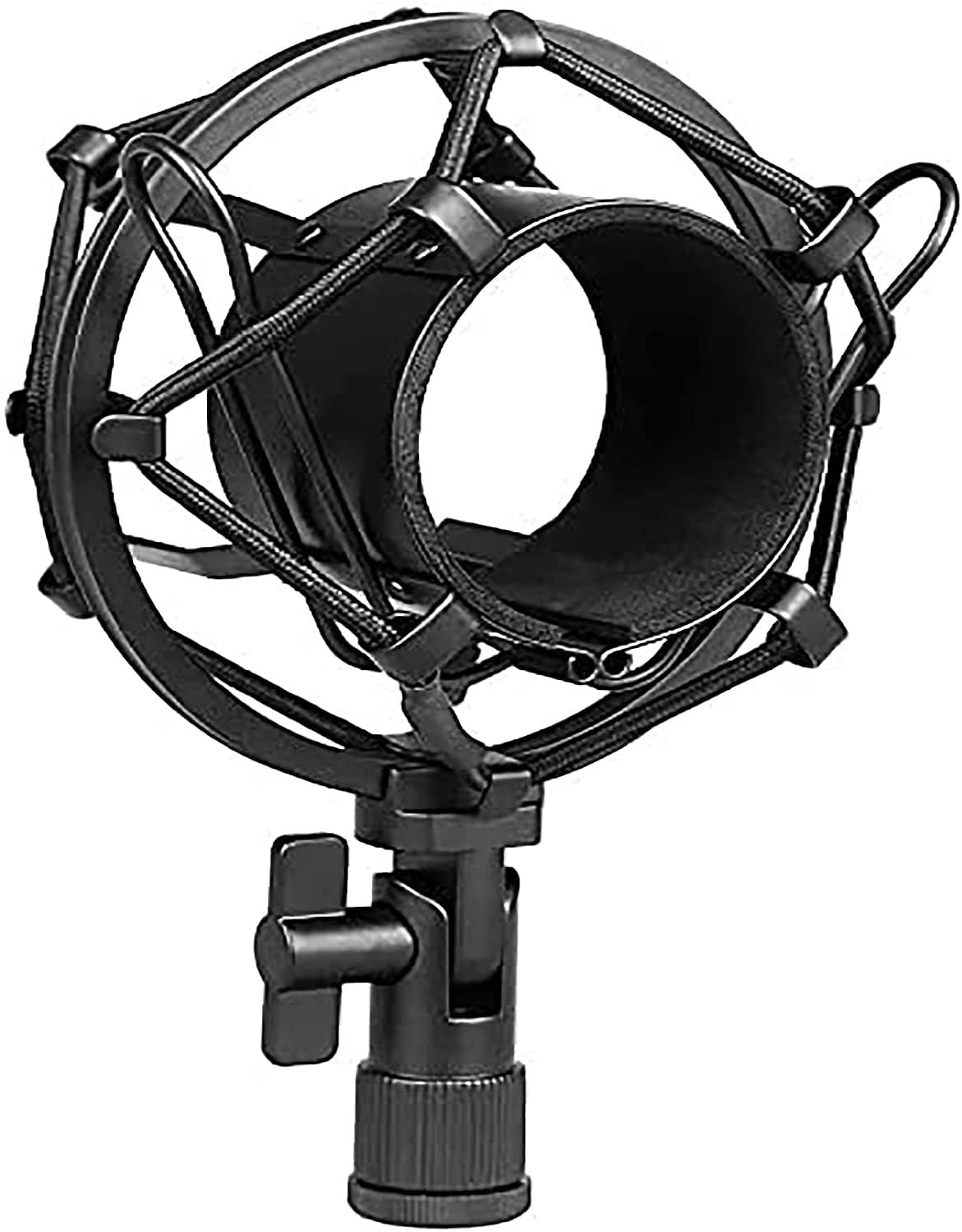 Metal Shock Mount Studio Recording Microphone Stand Mic Holder (black) 5 Core(D0102HX61Q8.)