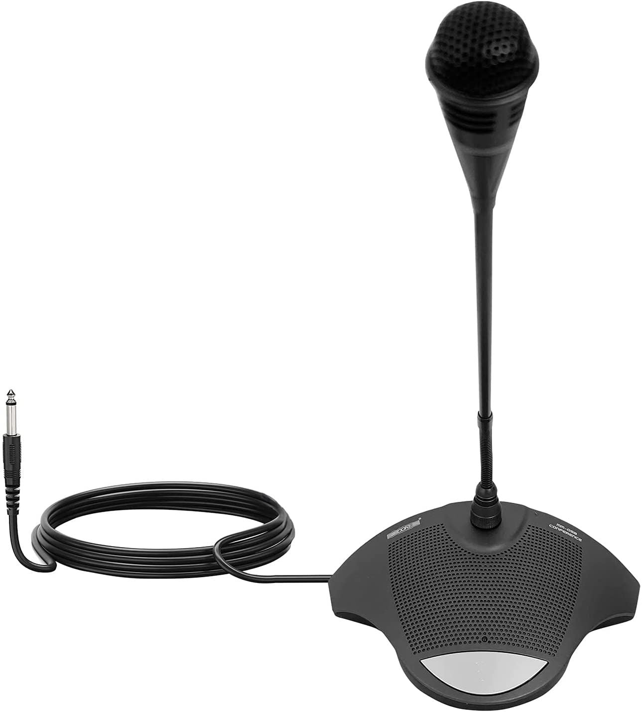 Mic Desktop Interview Meeting Conference Dynamic Microphone Zoom Computer Gooseneck 5 Core MM Ratings (MM 05 B)(D0102HX61S2.)