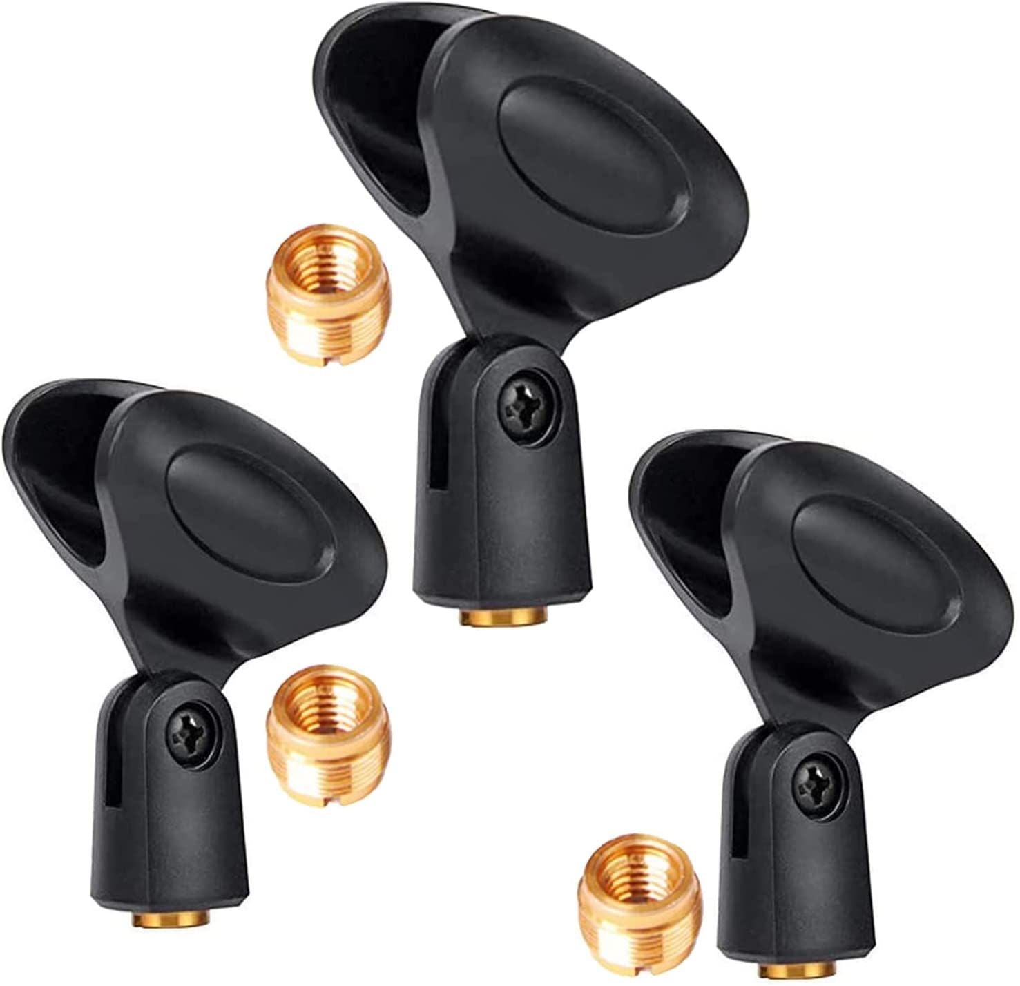 3-Pack Large Microphone Clips for all Handheld 5 Core MC 02 3PCS?D0102HX66D6.)