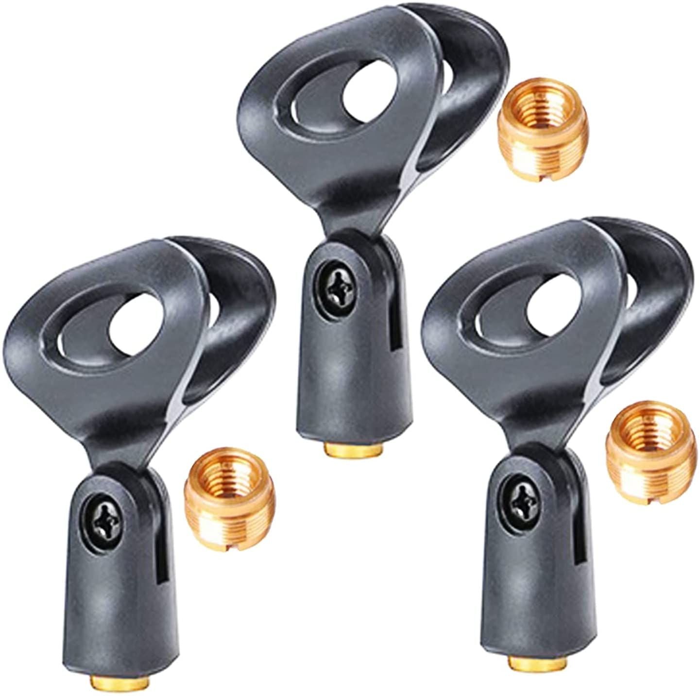 3-Pack Large Microphone Clips for all Handheld 5 Core MC 03 3PCS?D0102HX66DT.)