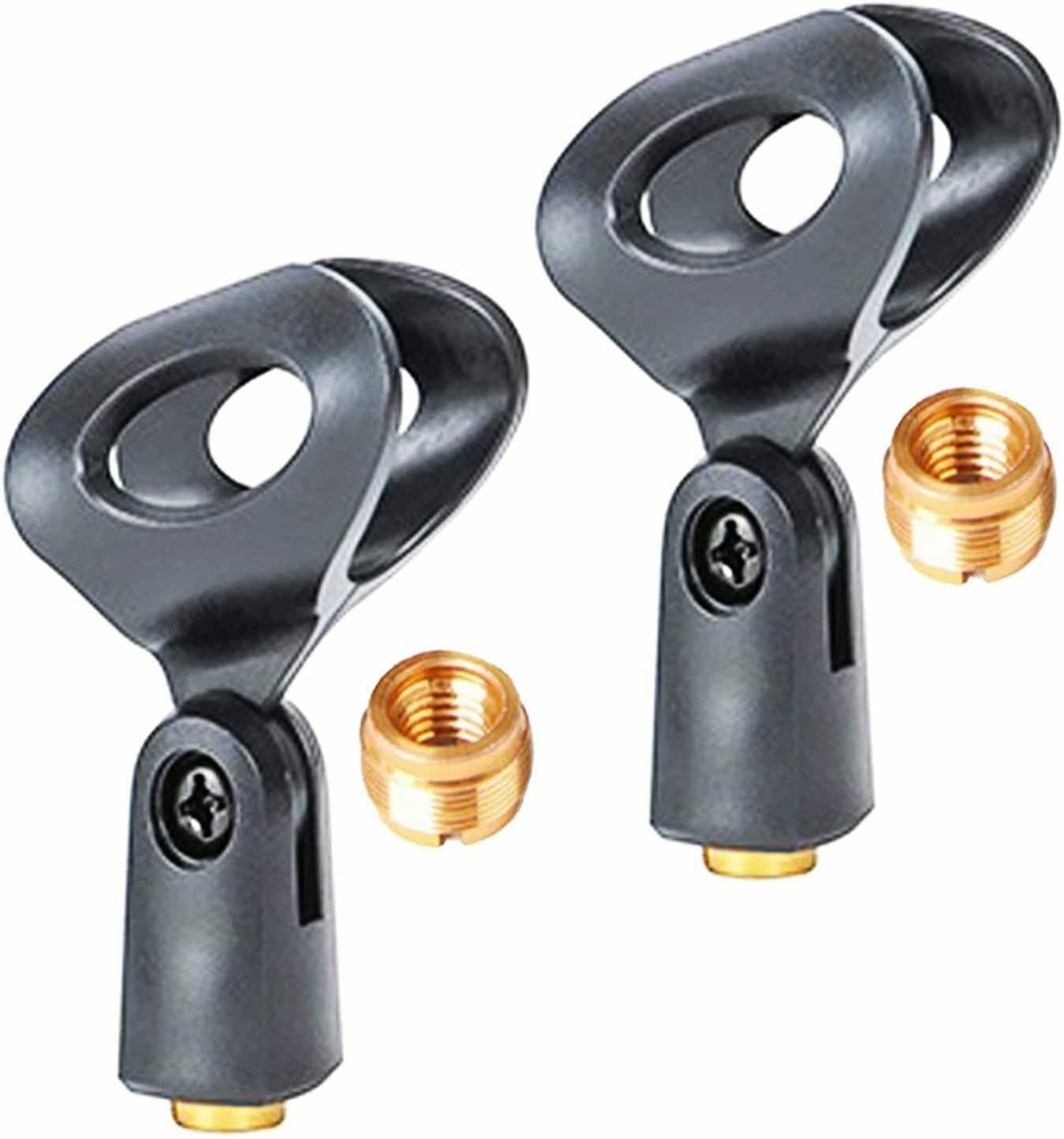 2-Pack Large Microphone Clips for all Handheld 5 Core MC 03 2PCS?D0102HX66MP.)